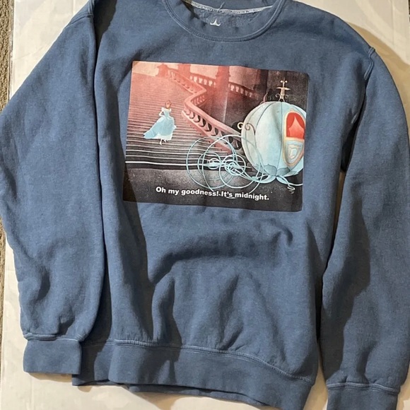 Disney Sweaters Disney Princess Sweater Cinderella Light Blue Small